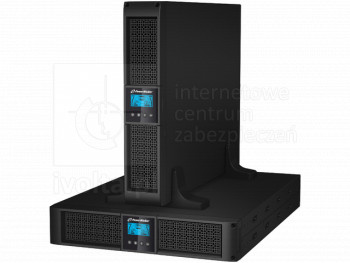 VI 3000 RT HID UPS PowerWalker line-interactive, 8X IEC, 1X IEC/C19 , USB/RS-232, LCD, RACK 19"/TOWER